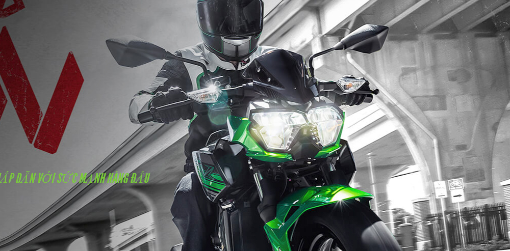 Kawasaki Z400 ABS mới xanh Kawasaki Z400 ABS mới xanh